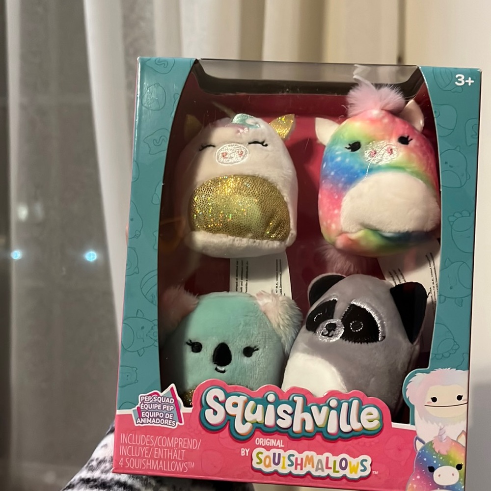 Squishville  Unicorn, Koala and Raccoon